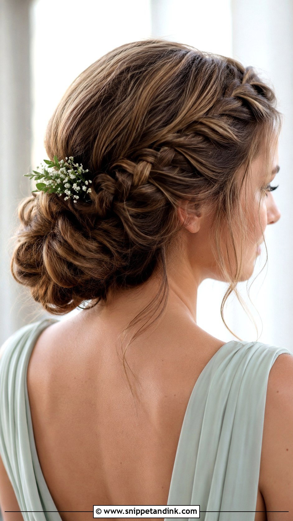 Bridesmaid Fishtail Braid Updo - Snippet and Ink - 25 Bridesmaid Hairstyles Medium Length Updo