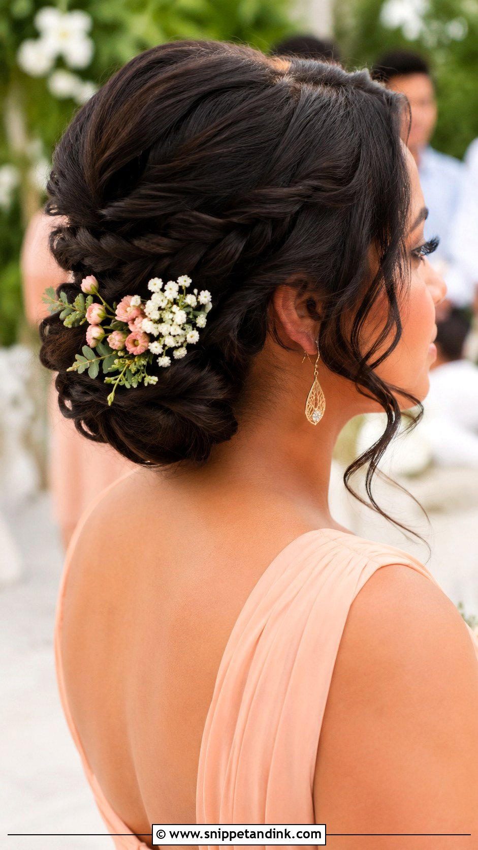 Bridesmaid Floral Updo - Snippet and Ink - 35 Bridesmaids Hairstyles
