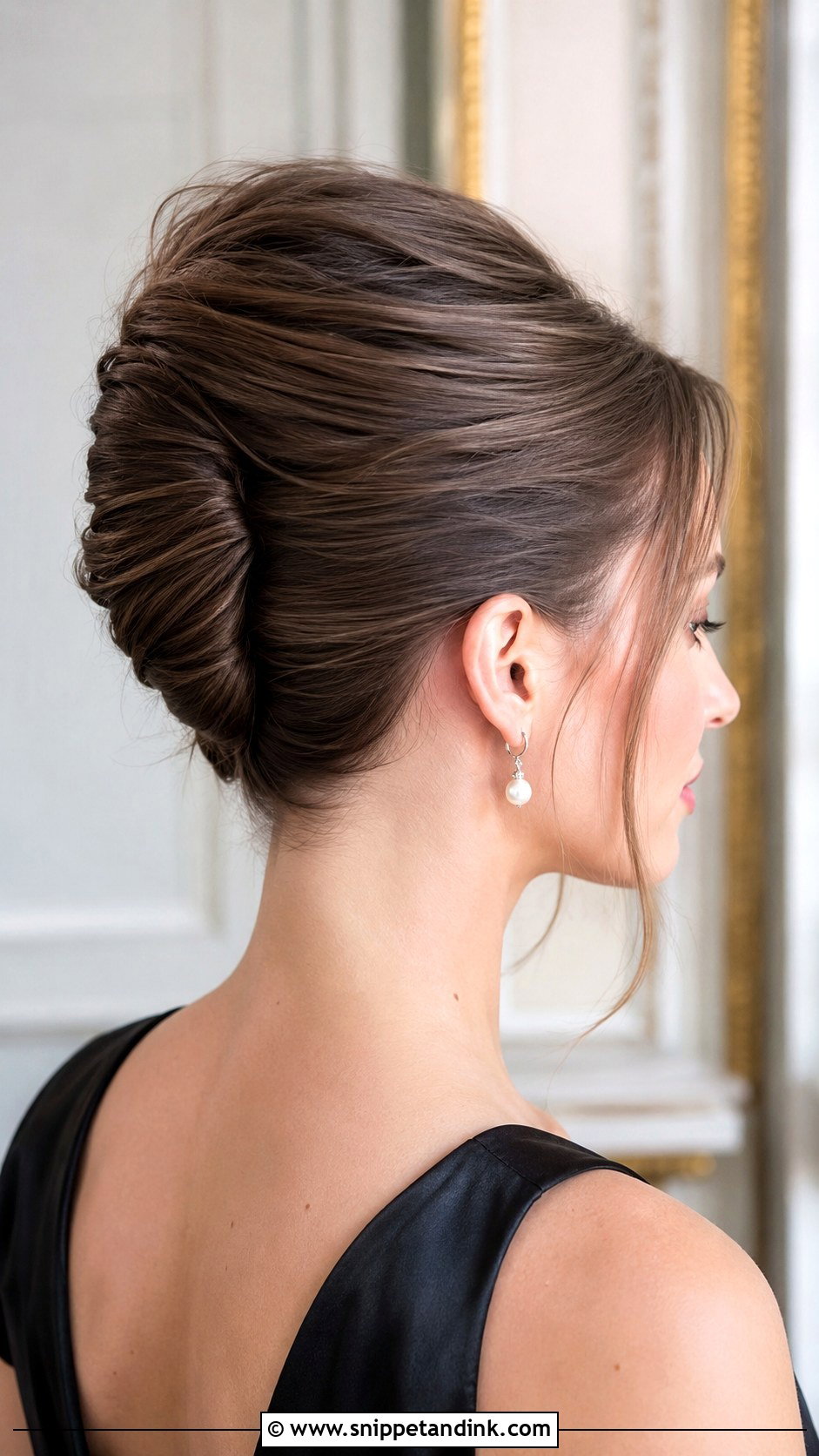 Bridesmaid French Twist - Snippet and Ink - 20 Wedding Bridesmaid Hairdo Ideas