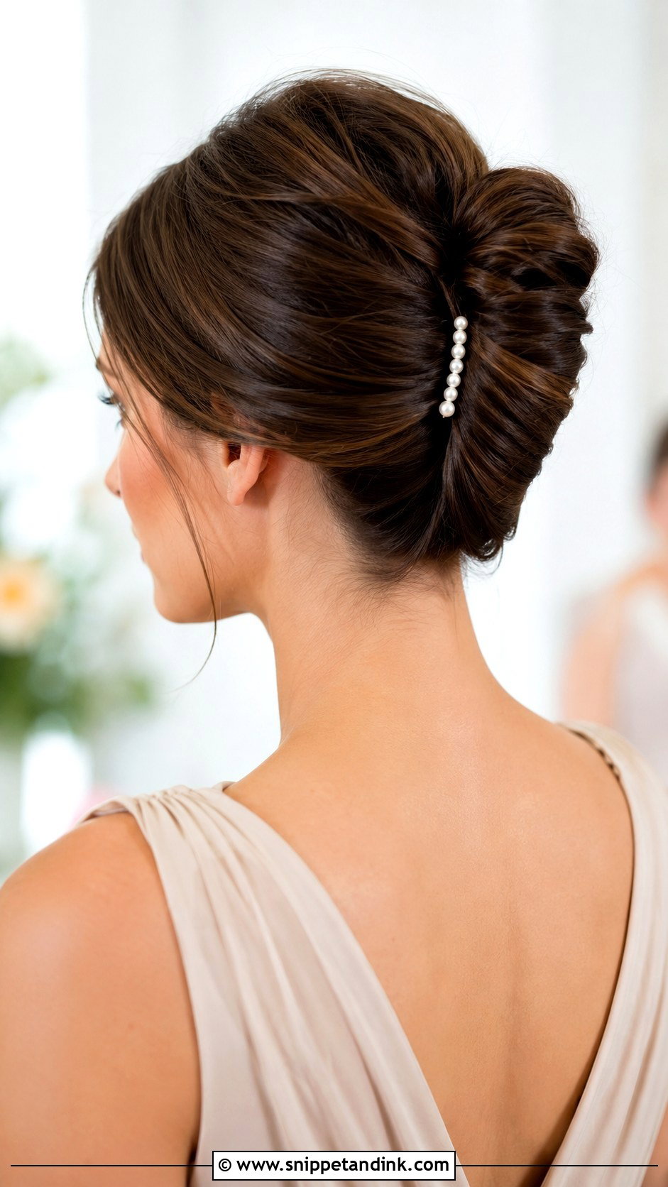 Bridesmaid French Twist - Snippet and Ink - 25 Bridesmaid Hair Up Ideas