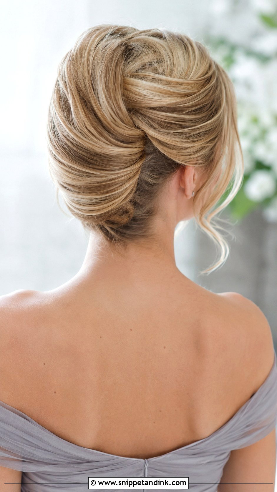 Bridesmaid French Twist For Medium Length Hair - Snippet and Ink - 25 Bridesmaid Hairstyles Medium Length Updo
