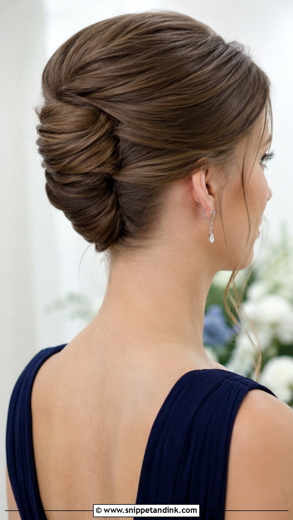 Bridesmaid French Twist Updo - Snippet and Ink - 20 Wedding Bridesmaid Hairstyles Updo