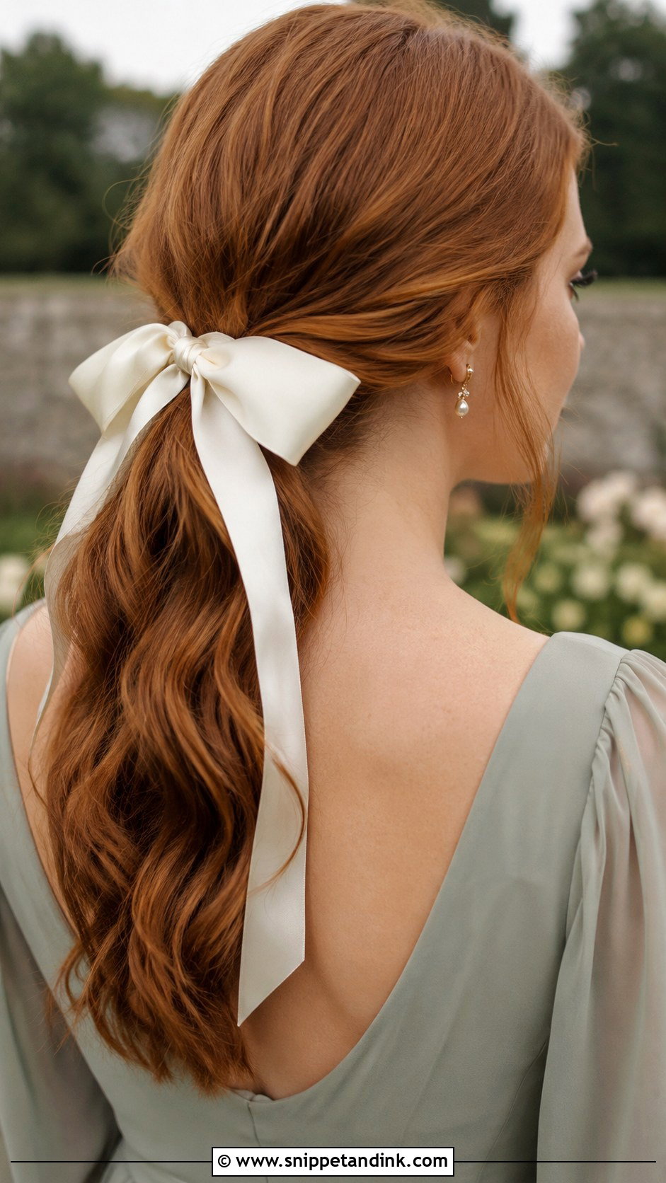 Bridesmaid Hair Bow - Snippet and Ink - 25 Bridesmaid Look Ideas