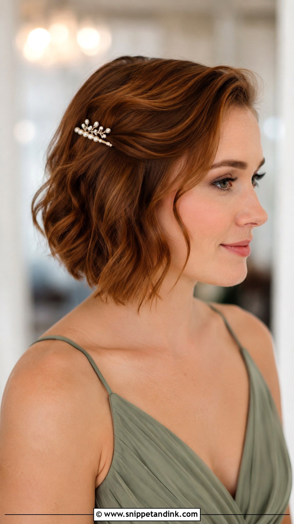 Bridesmaid Hair Down For Short Hair - Snippet and Ink - 30 Bridesmaid Hair Down Ideas