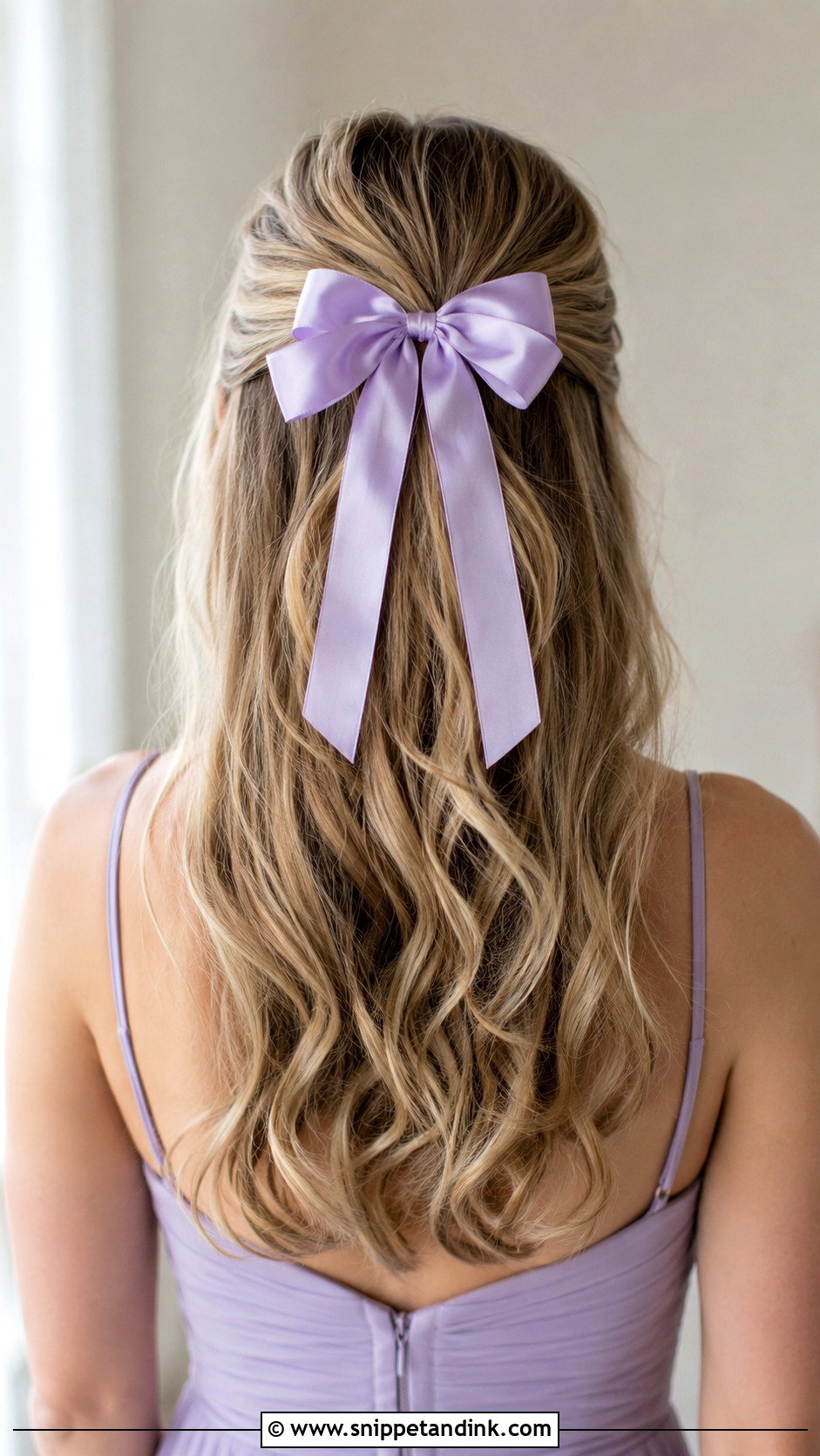 Bridesmaid Hair Down With A Bow - Snippet and Ink - 30 Bridesmaid Hair Down Ideas