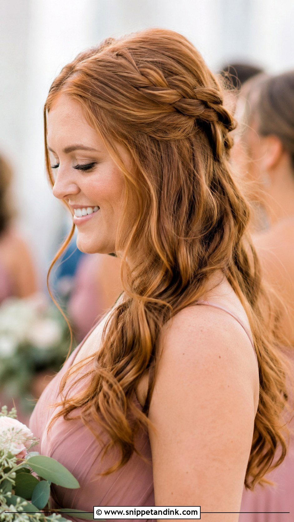 Bridesmaid Hair Down With Braid - Snippet and Ink - 20 Bridesmaid Hairstyles Hair Down