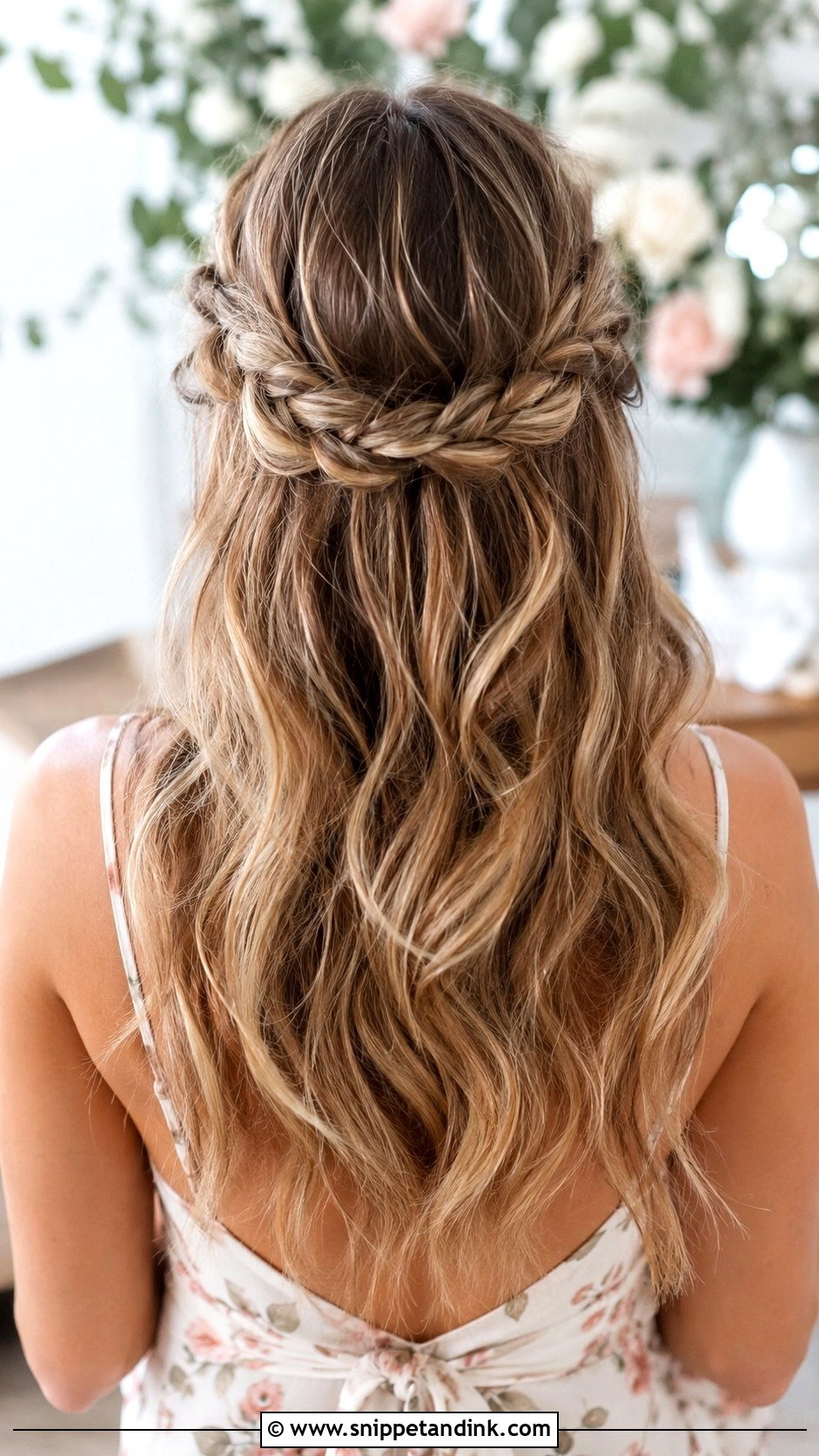 Bridesmaid Hair Down With Half Up Twist - Snippet and Ink - 20 Bridesmaid Hair Ideas Down