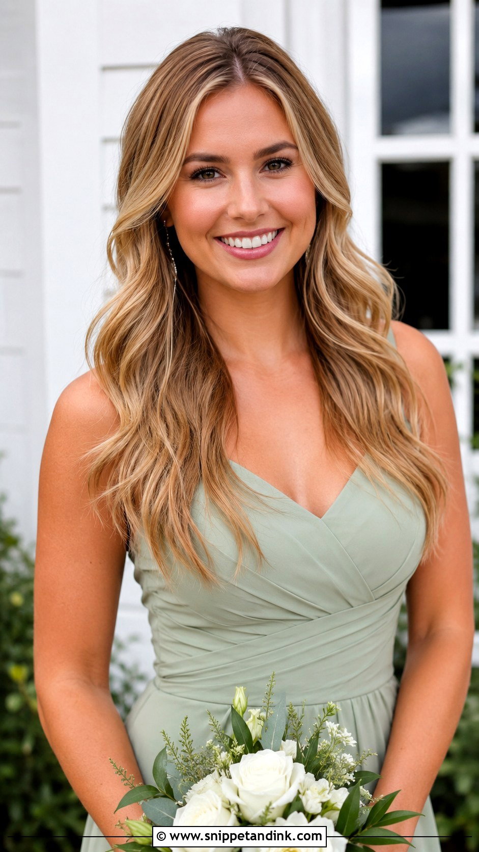 Bridesmaid Hair Down With Hollywood Waves - Snippet and Ink - 20 Bridesmaid Hair Ideas Down