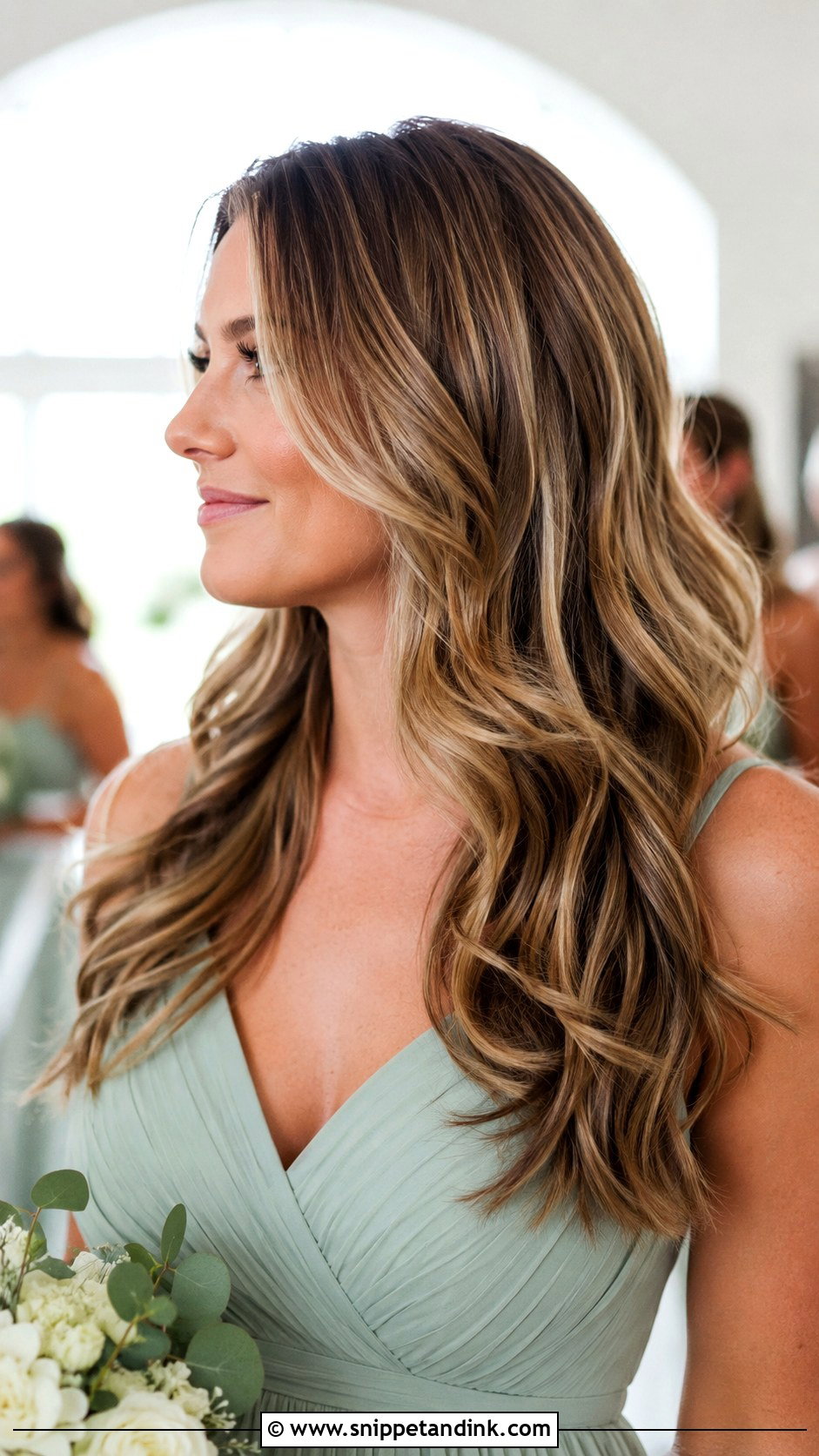 Bridesmaid Hair Down With Long Layers - Snippet and Ink - 20 Bridesmaids Hairstyles Down