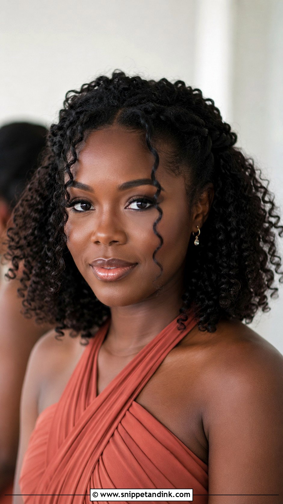 Bridesmaid Hair Down With Natural Curls - Snippet and Ink - 20 Bridesmaid Hairstyles Down Medium Length