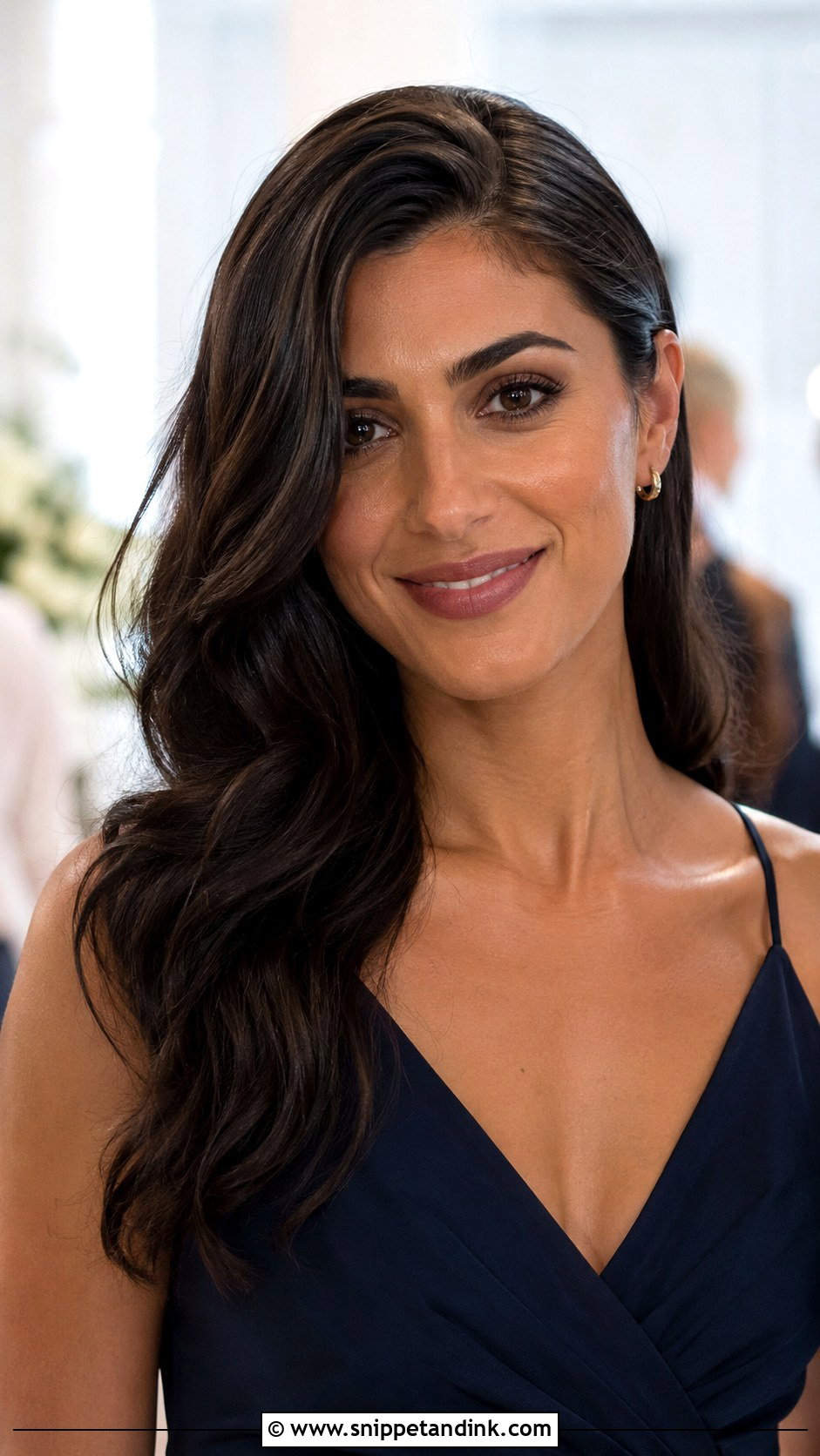 Bridesmaid Hair Down With Side Part - Snippet and Ink - 20 Wedding Hairstyles for Bridesmaids Down