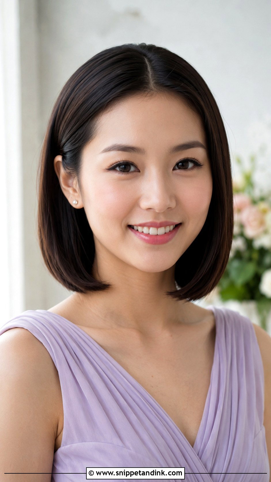Bridesmaid Hair Sleek Bob - Snippet and Ink - 25 Bridesmaid Hair Short Shoulder Length Ideas
