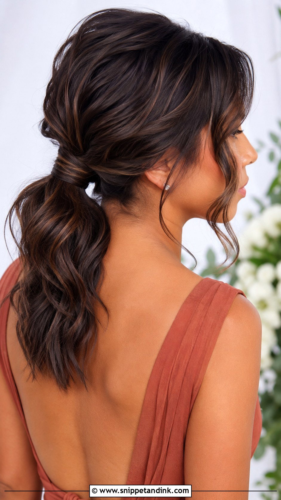 Bridesmaid Hair Textured Ponytail Shoulder Length - Snippet and Ink - 25 Bridesmaid Hair Short Shoulder Length Ideas