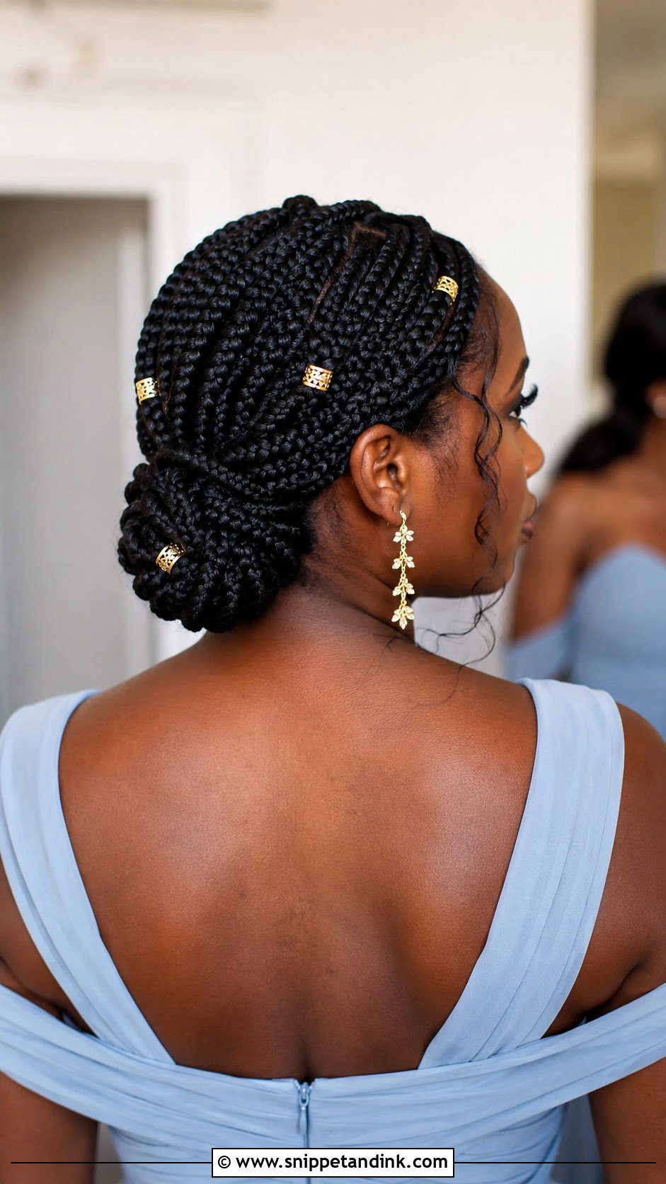 Bridesmaid Hair With Box Braids - Snippet and Ink - 35 Bridesmaid Hair Ideas