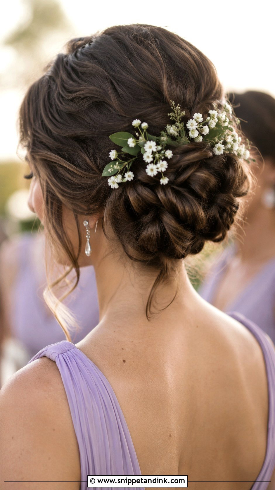 Bridesmaid Hair With Floral Accessories - Snippet and Ink - 25 Wedding Hair for Bridesmaids Ideas