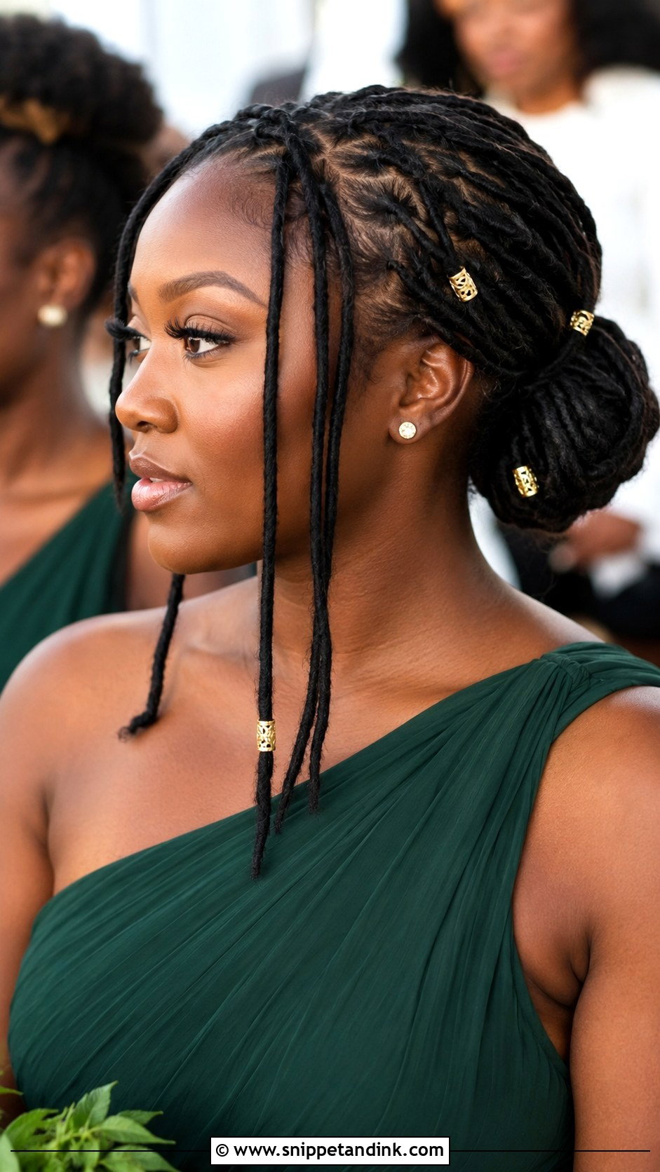 Bridesmaid Hair With Locs - Snippet and Ink - 35 Bridesmaid Hair Ideas