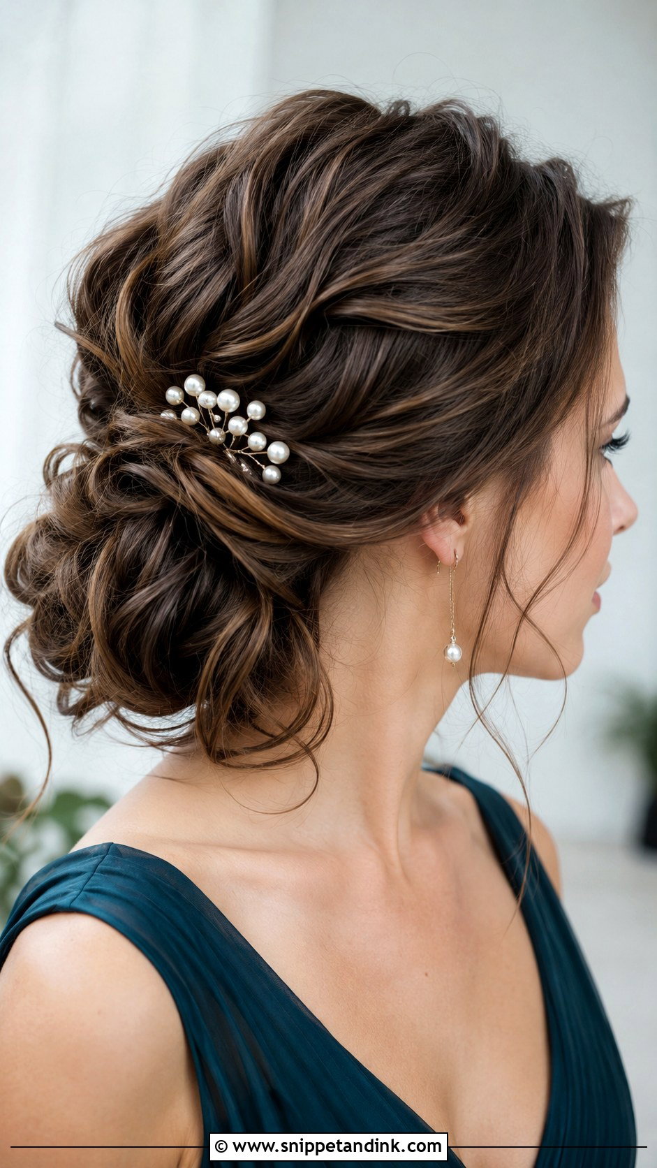 Bridesmaid Hair With Pearl Pins - Snippet and Ink - 20 Fall Bridesmaid Hair Ideas