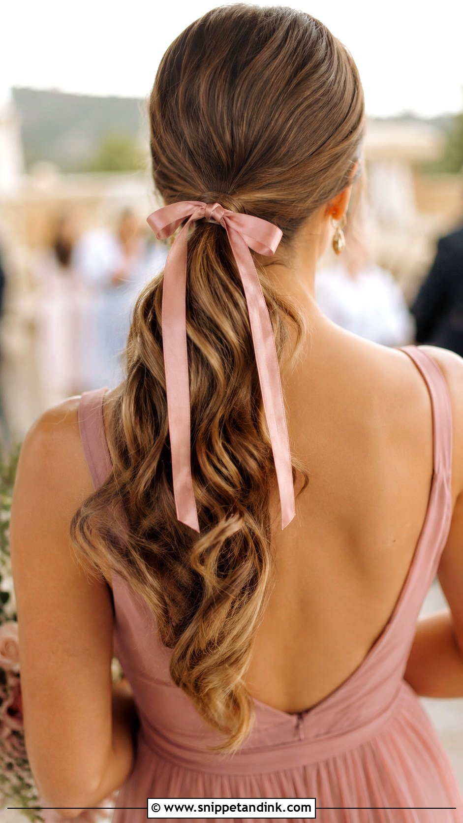 Bridesmaid Hair With Ribbon - Snippet and Ink - 35 Bridesmaid Hair Ideas