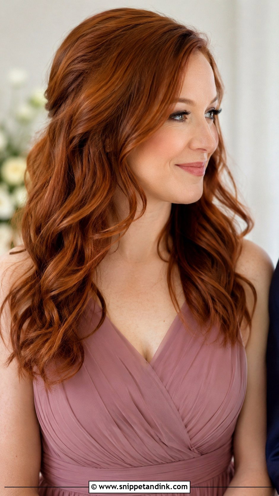 Bridesmaid Hair With Soft Curls - Snippet and Ink - 25 Wedding Hair for Bridesmaids Ideas