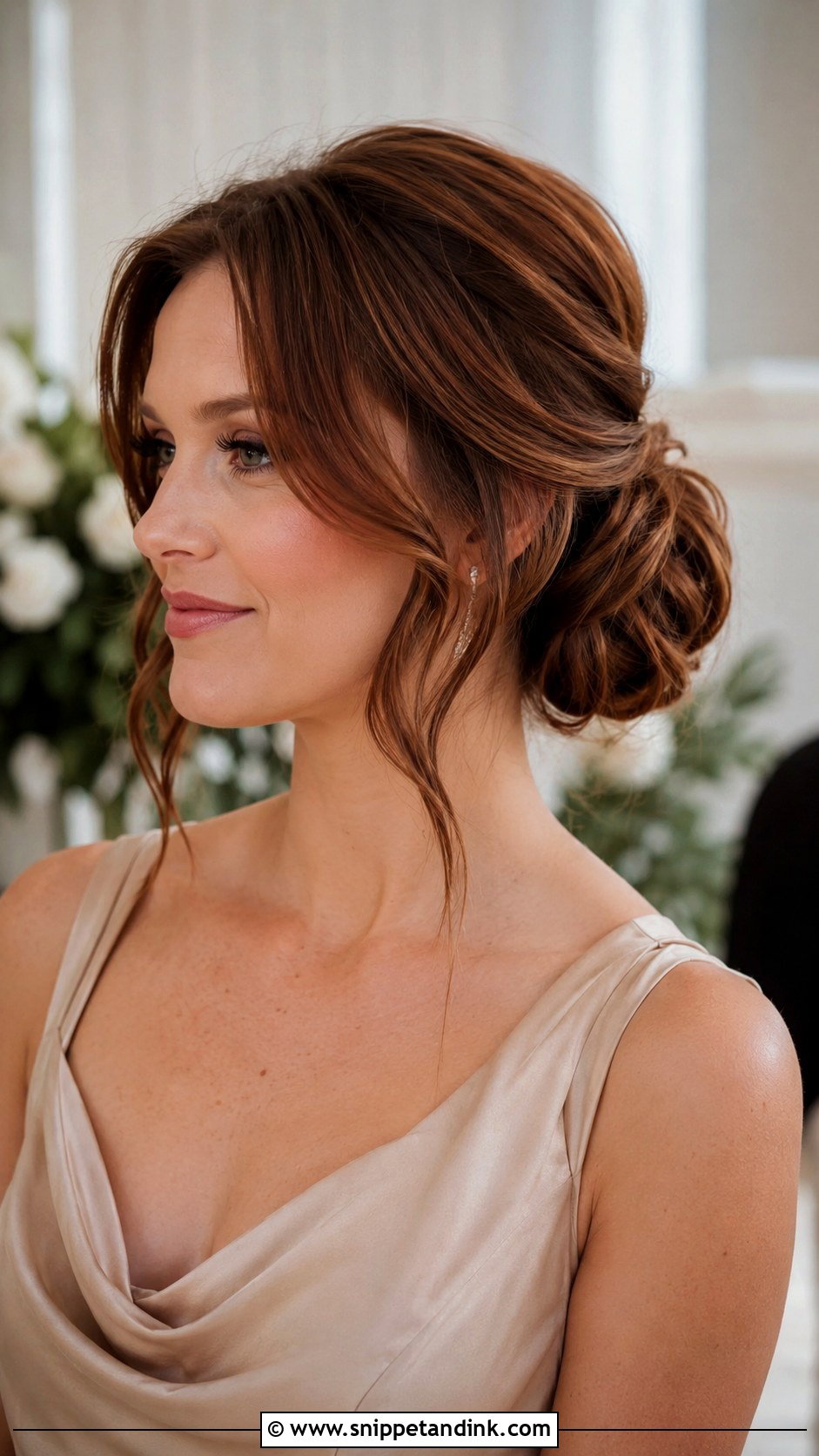 Bridesmaid Hairstyle With Curtain Bangs - Snippet and Ink - 30 Hairstyle for Bridesmaid Ideas