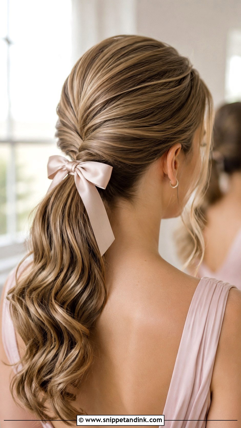 Bridesmaid Hairstyle With Hair Bow - Snippet and Ink - 30 Hairstyle for Bridesmaid Ideas