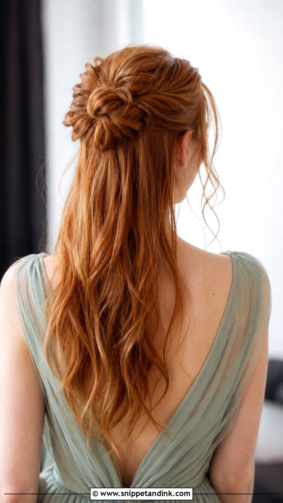 Bridesmaid Half Up Bun - Snippet and Ink - 25 Bridesmaid Hair Up Ideas
