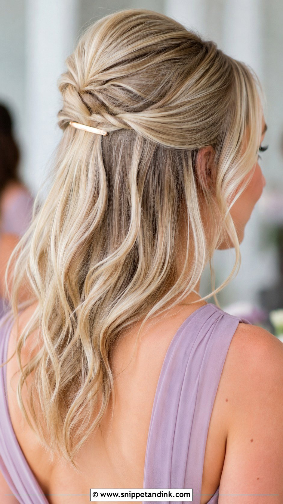 Bridesmaid Half Up Fine Hair - Snippet and Ink - 20 Wedding Hair Bridesmaid Half Up Ideas