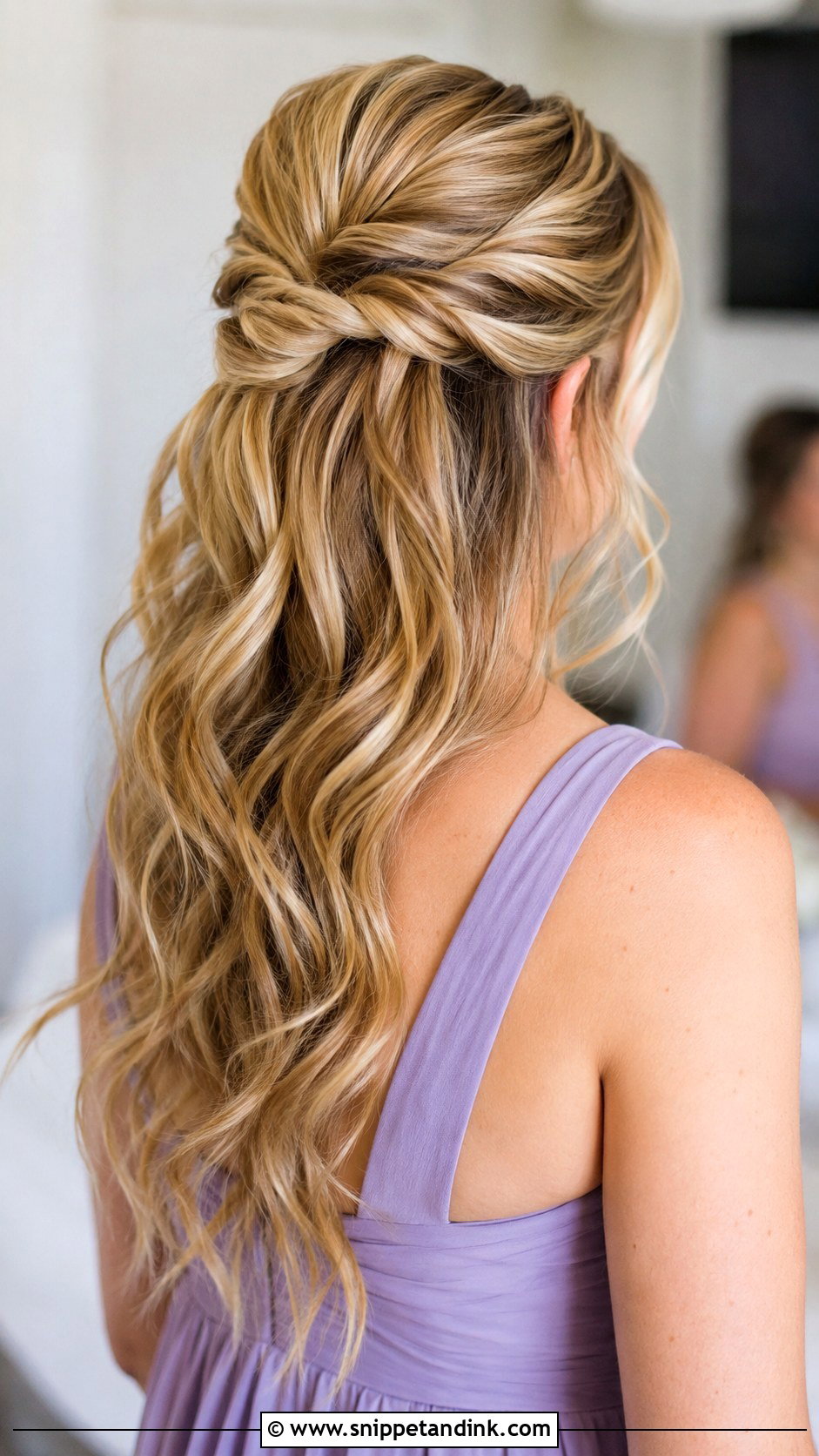 Bridesmaid Half Up Half Down Tutorial - Snippet and Ink - 20 Bridesmaid Hairstyles Tutorial
