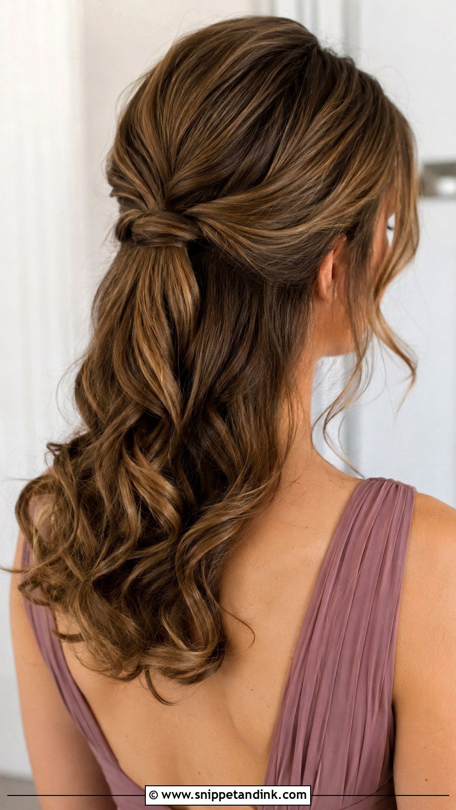 Bridesmaid Half Up Ponytail - Snippet and Ink - 20 Wedding Hairstyles Bridesmaid Half Up