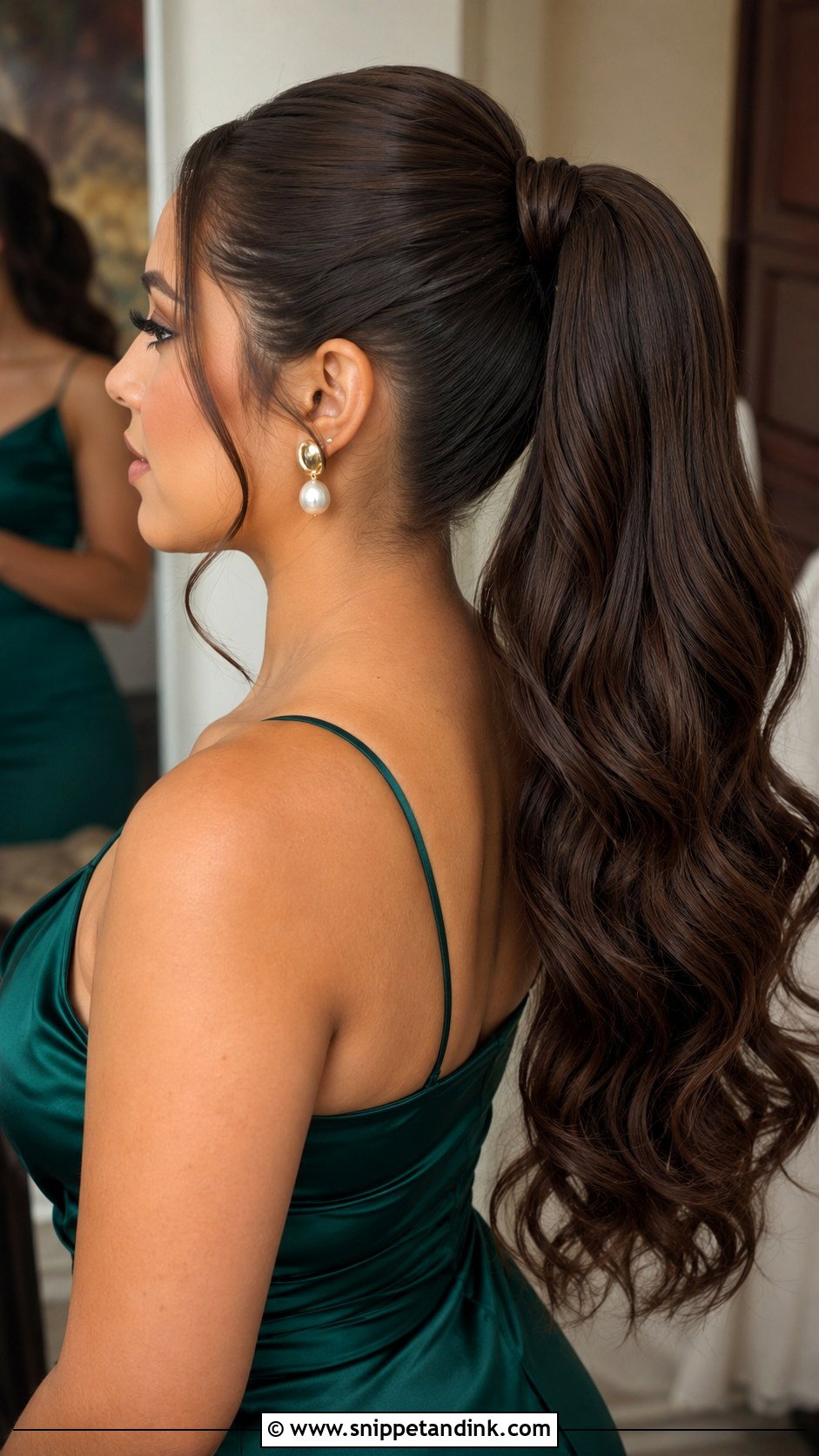 Bridesmaid High Ponytail With Extensions - Snippet and Ink - 20 Bridesmaid Hairstyles with Extensions