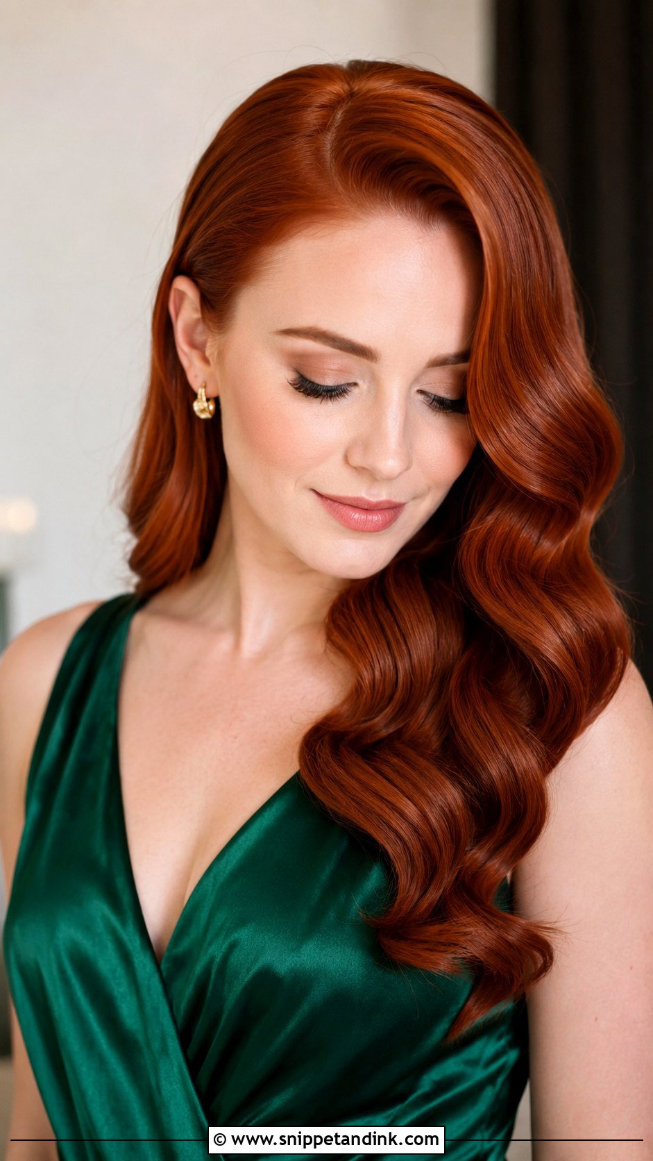 Bridesmaid Hollywood Waves - Snippet and Ink - 25 Hair for Bridesmaids Ideas