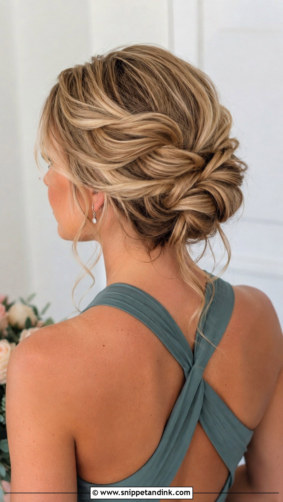 Bridesmaid Knotted Updo - Snippet and Ink - 35 Bridesmaid Hair Updo Ideas