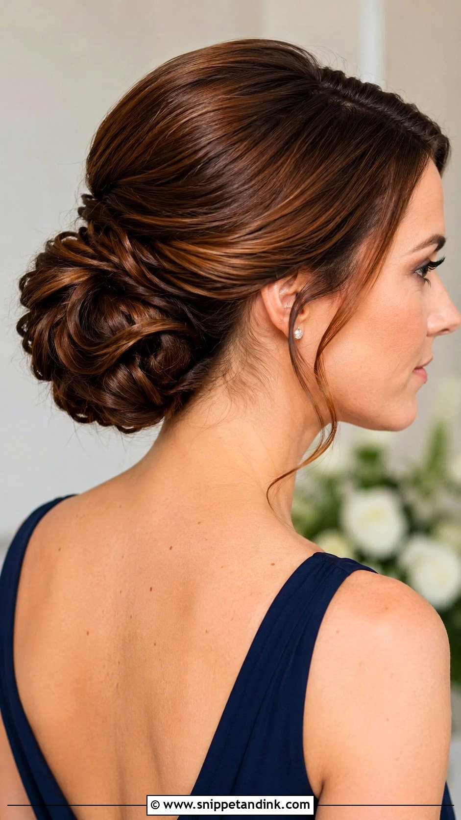 Bridesmaid Long Chignon - Snippet and Ink - 20 Bridesmaid Long Hairstyles