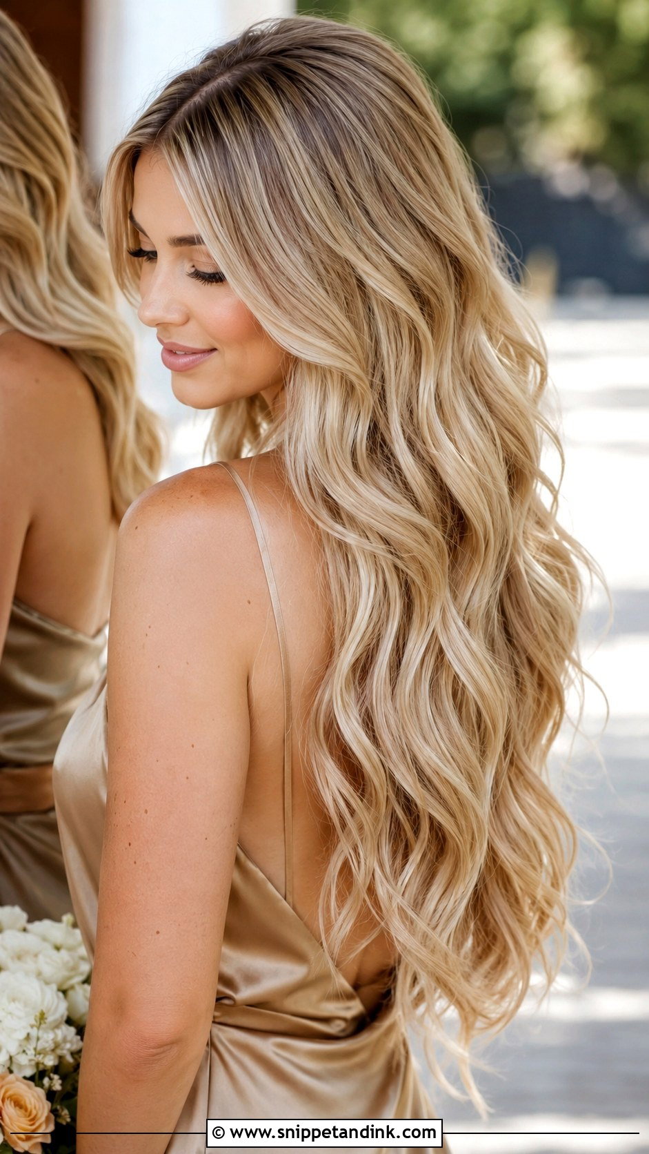 Bridesmaid Long Hair Down With Waves - Snippet and Ink - 20 Bridesmaid Hairstyles Hair Down