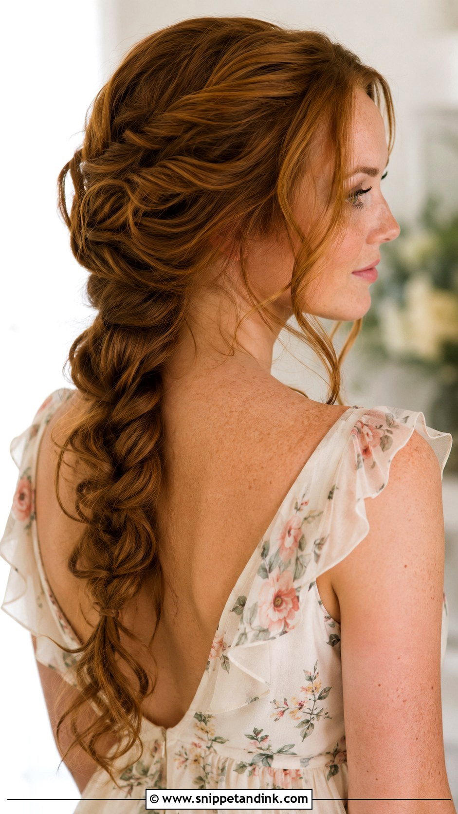 Bridesmaid Loose Braid - Snippet and Ink - 25 Bridesmaid Hair Braid Ideas