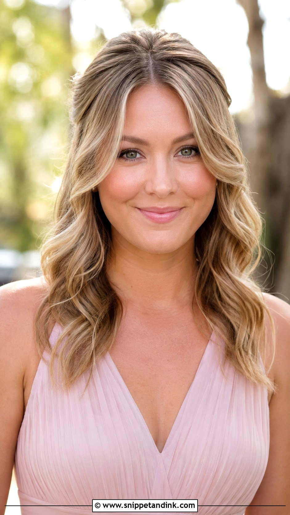 Bridesmaid Loose Waves For Round Face - Snippet and Ink - 20 Bridesmaid Hairstyles Round Face