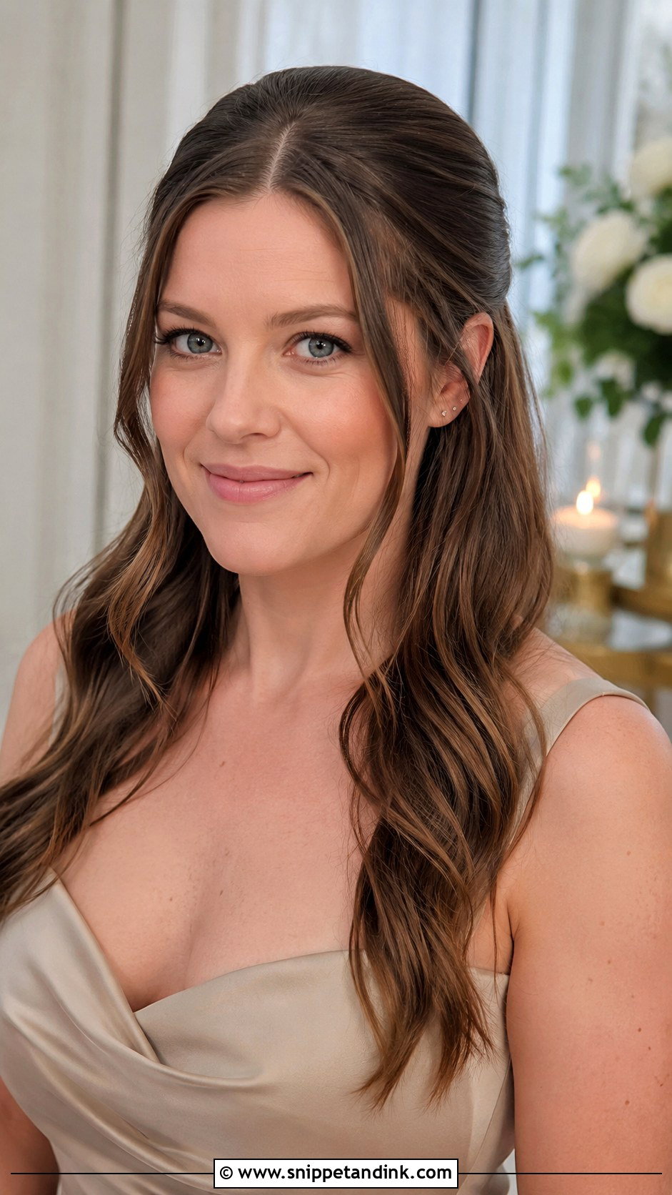Bridesmaid Loose Waves With Boho Braid - Snippet and Ink - 20 Bridesmaid Hairstyles Down Loose Waves