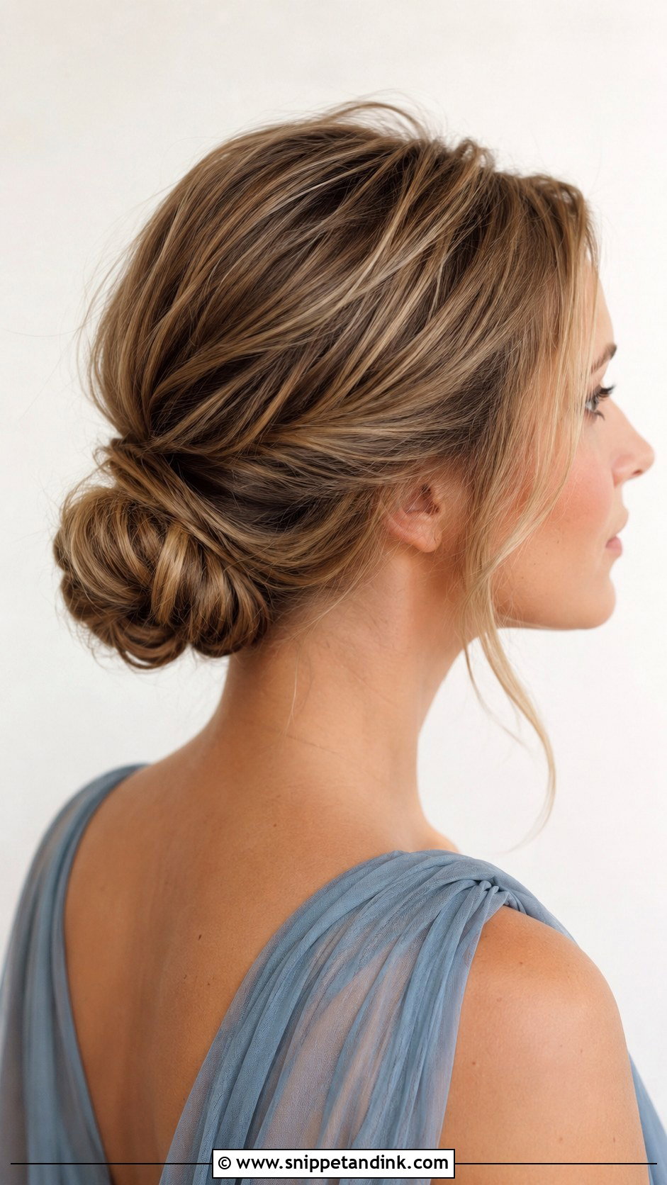 Bridesmaid Low Bun For Long Hair - Snippet and Ink - 20 Bridesmaids Hairstyles for Long Hair