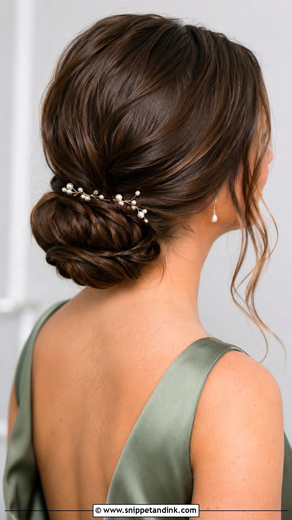 Bridesmaid Low Chignon Tutorial - Snippet and Ink - 20 Bridesmaid Hairstyles Tutorial