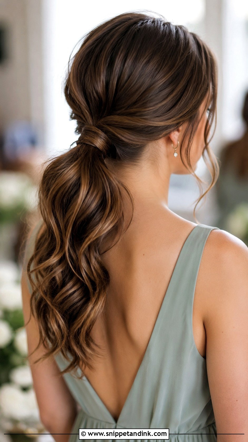 Bridesmaid Low Ponytail With Waves - Snippet and Ink - 20 Bridesmaid Hairstyles Pony