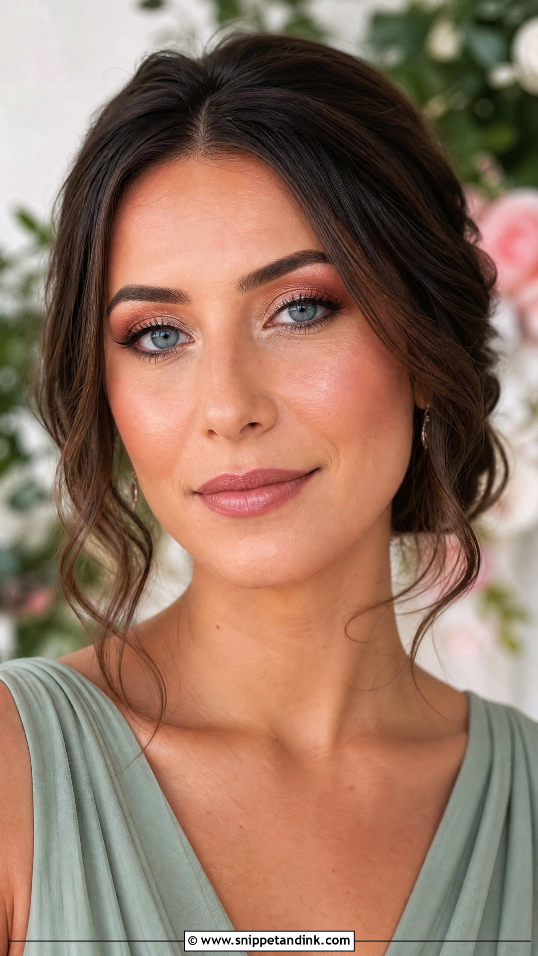 Bridesmaid Makeup For Blue Eyes Brunette - Snippet and Ink - 25 Wedding Makeup for Blue Eyes Brunette