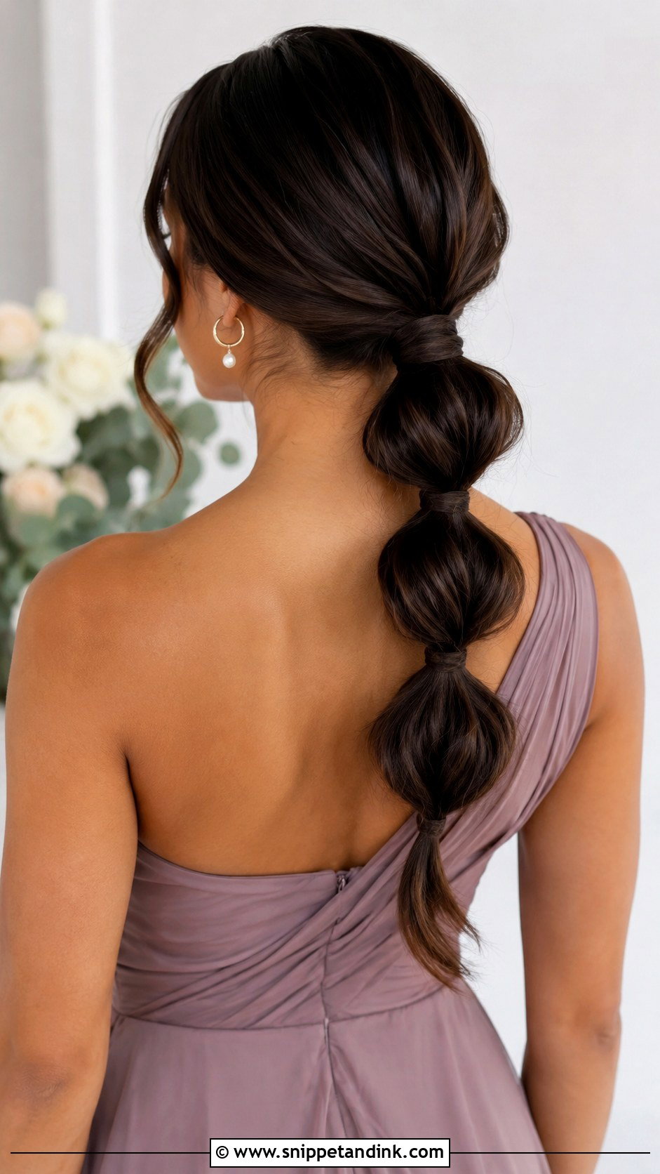 Bridesmaid Medium Bubble Ponytail - Snippet and Ink - 20 Bridesmaid Medium Hairstyles