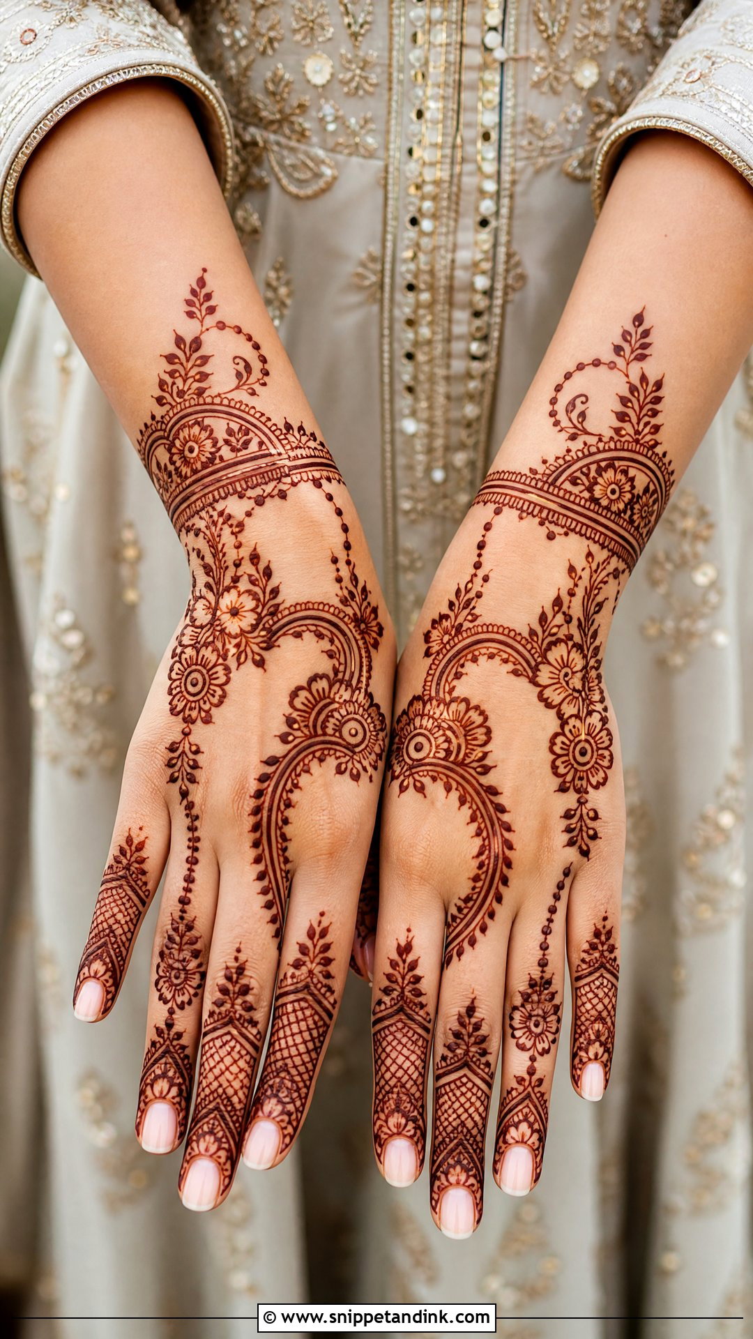 Bridesmaid Mehndi Dress Design - Snippet and Ink - 30 Mehndi Dress Design Ideas