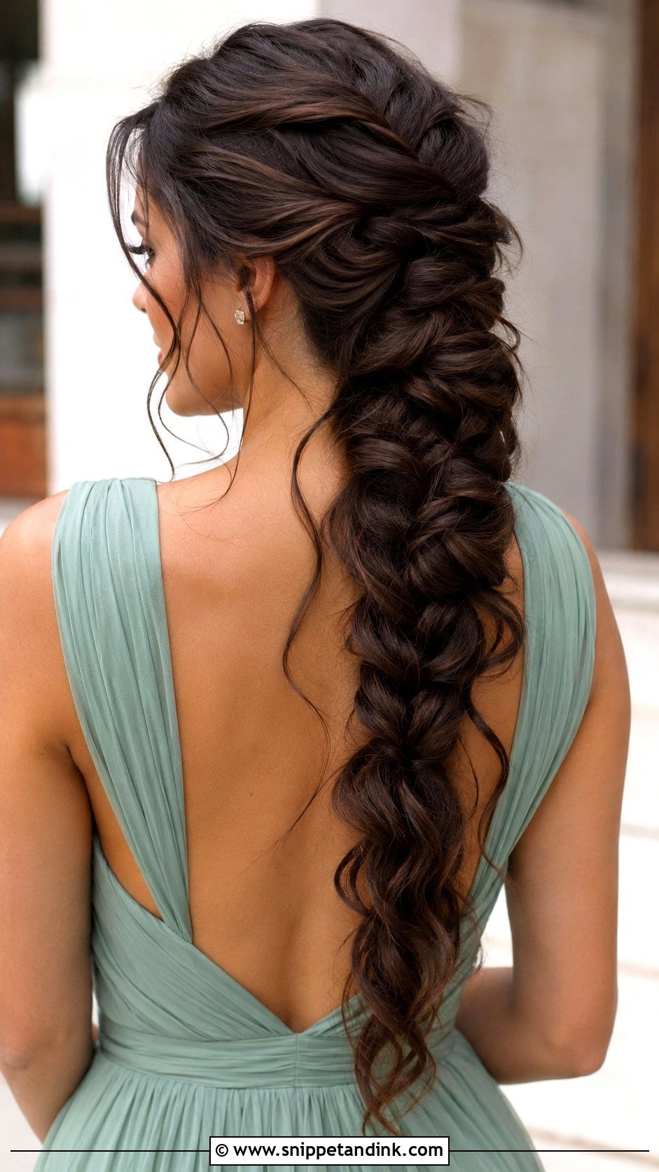 Bridesmaid Mermaid Braid - Snippet and Ink - 20 Bridesmaid Braided Hairstyles