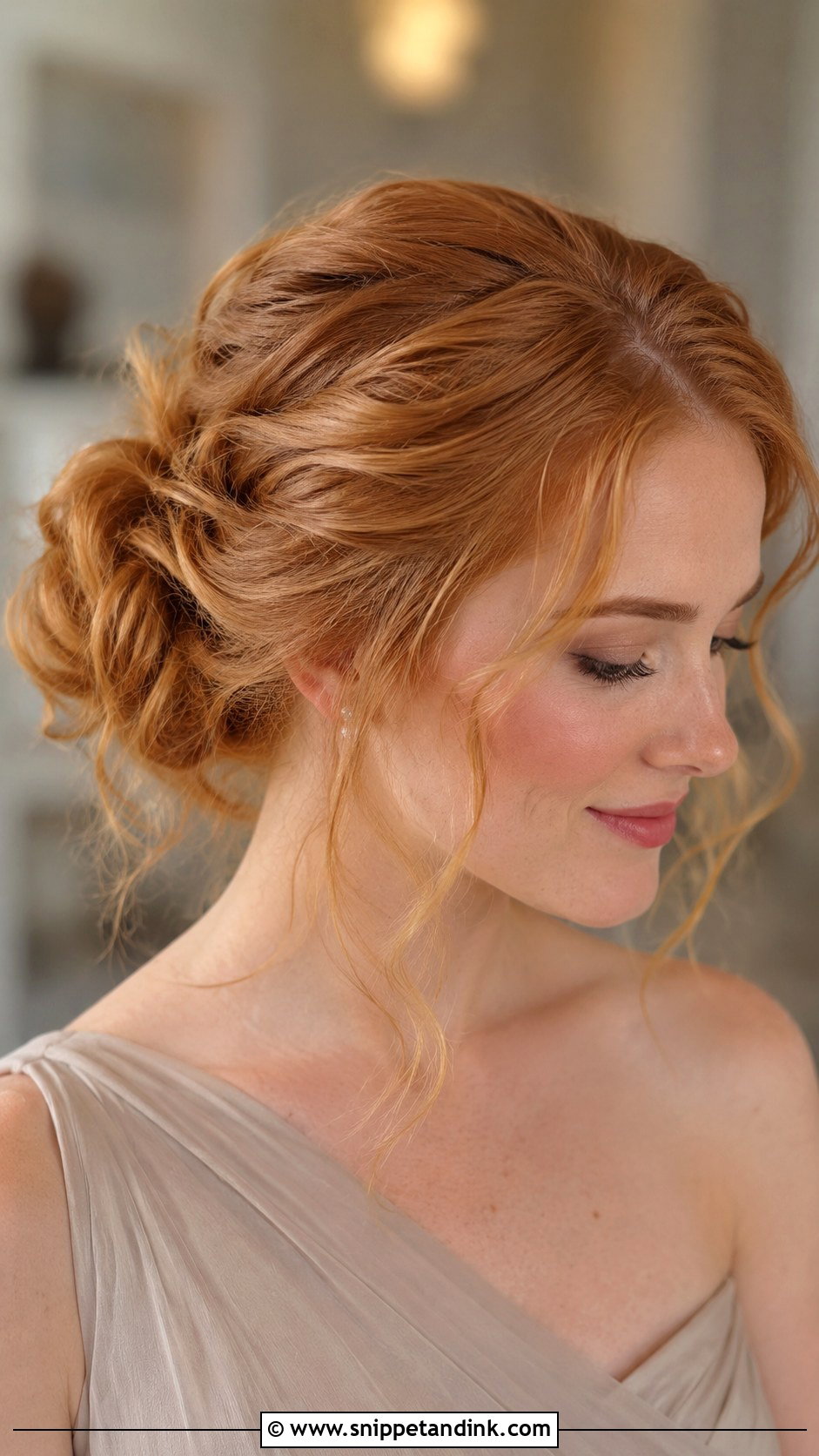 Bridesmaid Messy Bun - Snippet and Ink - 20 Wedding Bridesmaid Hairdo Ideas