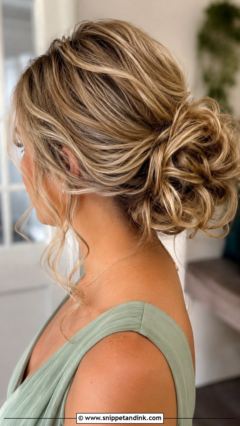 Bridesmaid Messy Bun For Long Hair - Snippet and Ink - 20 Bridesmaids Hairstyles for Long Hair