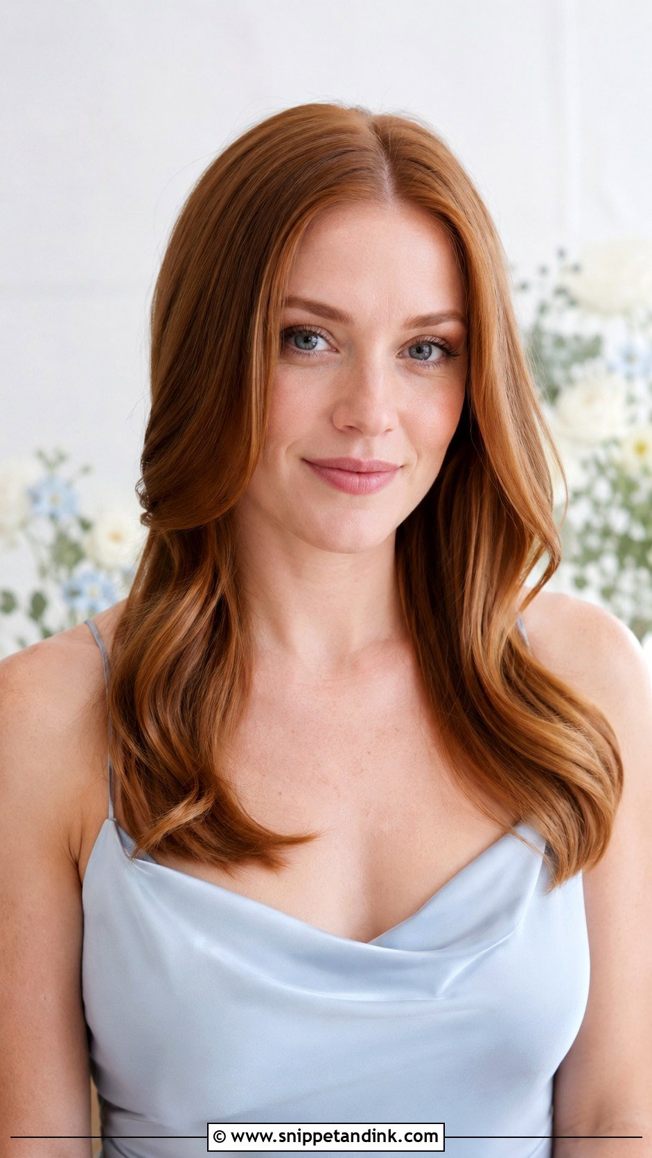 Bridesmaid Middle Part Blowout - Snippet and Ink - 20 Bridesmaid Blowout Hairstyles