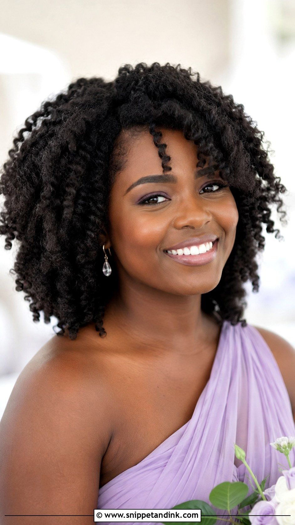 Bridesmaid Natural Hair Down - Snippet and Ink - 20 Bridesmaid Hairstyles Hair Down