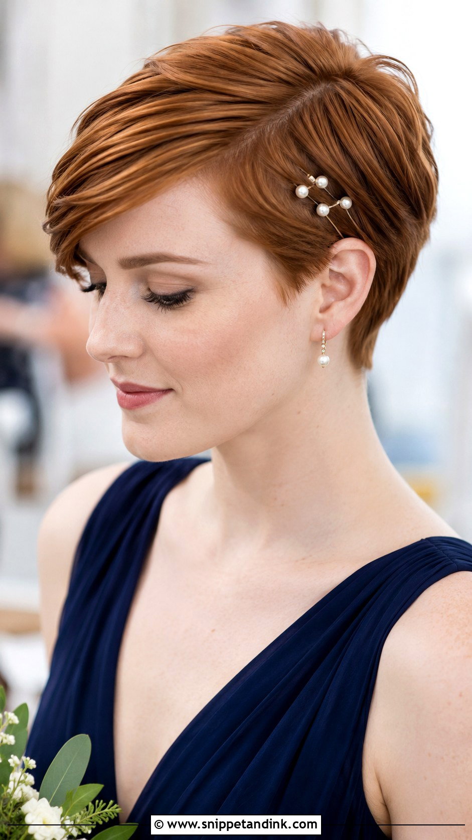 Bridesmaid Pixie Hair - Snippet and Ink - 30 Bridesmaid Hair Inspo Ideas