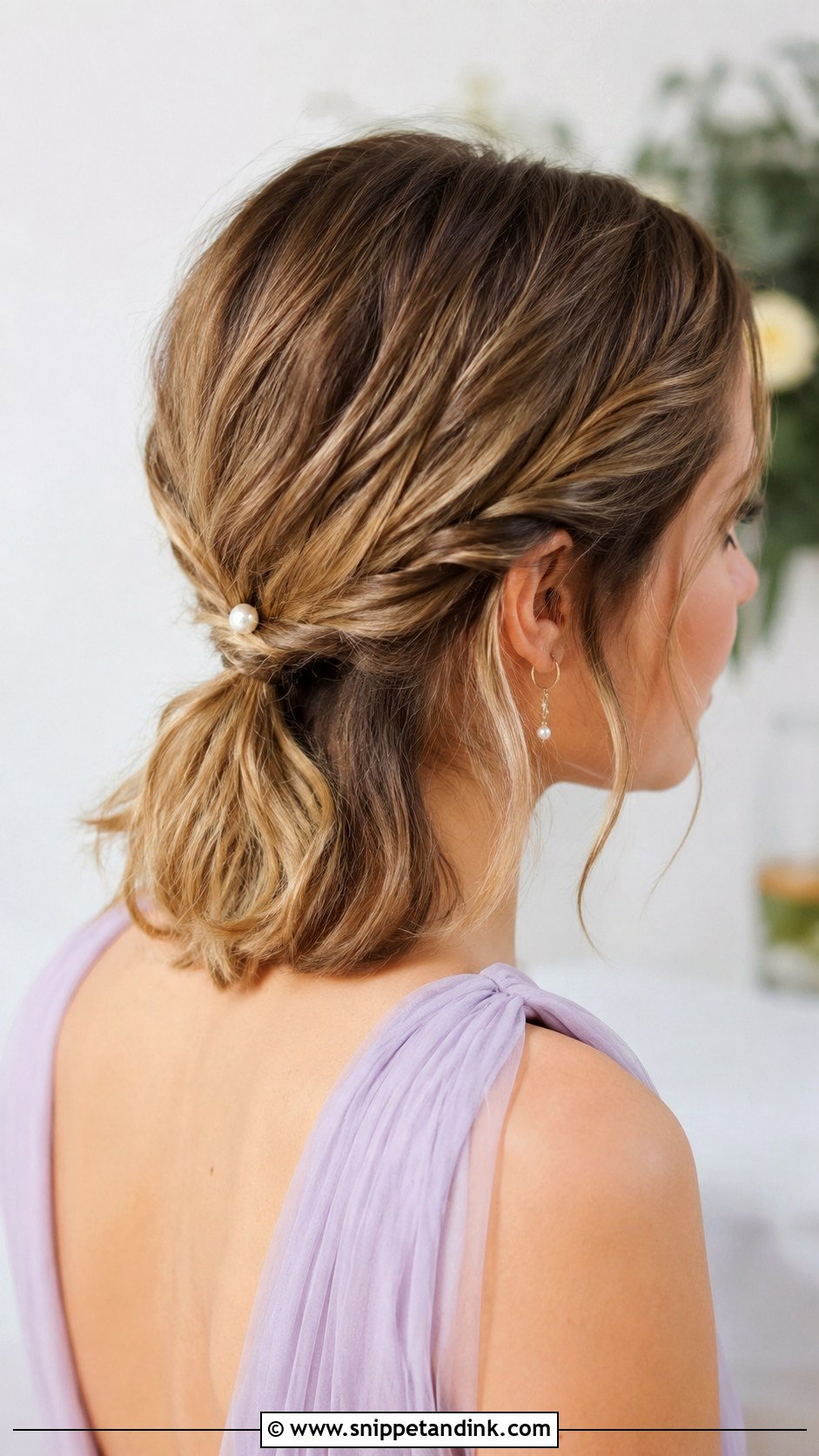 Bridesmaid Ponytail For Short Hair - Snippet and Ink - 30 Bridesmaid Hair Ponytail Ideas
